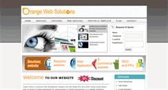 Desktop Screenshot of orangewebsolutions.com